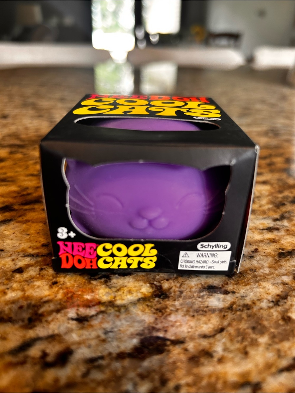NeeDoh Cool Cats Purple Stress Toy. New. Authentic